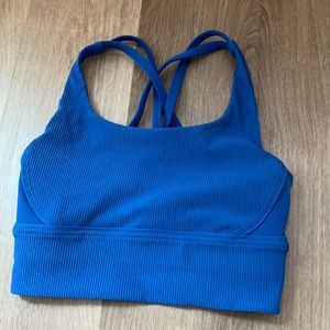 Lululemon Energy Bra Longline Ribbed